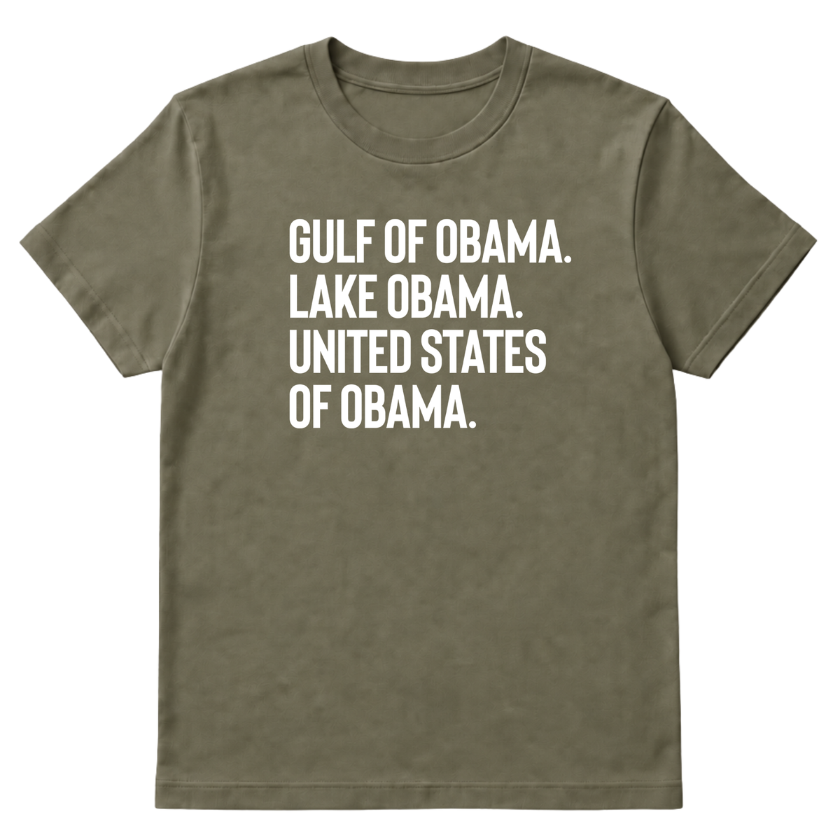 Gulf of Obama. Lake Obama. The United States of Obama Unisex Tee-T-Shirt-The Original God Ain't Petty But I Am
