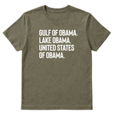 Gulf of Obama. Lake Obama. The United States of Obama Unisex Tee-T-Shirt-The Original God Ain't Petty But I Am