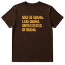 Gulf of Obama. Lake Obama. The United States of Obama Unisex Tee-T-Shirt-The Original God Ain't Petty But I Am