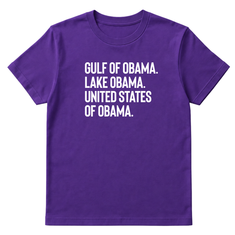 Gulf of Obama. Lake Obama. The United States of Obama Unisex Tee-T-Shirt-The Original God Ain't Petty But I Am
