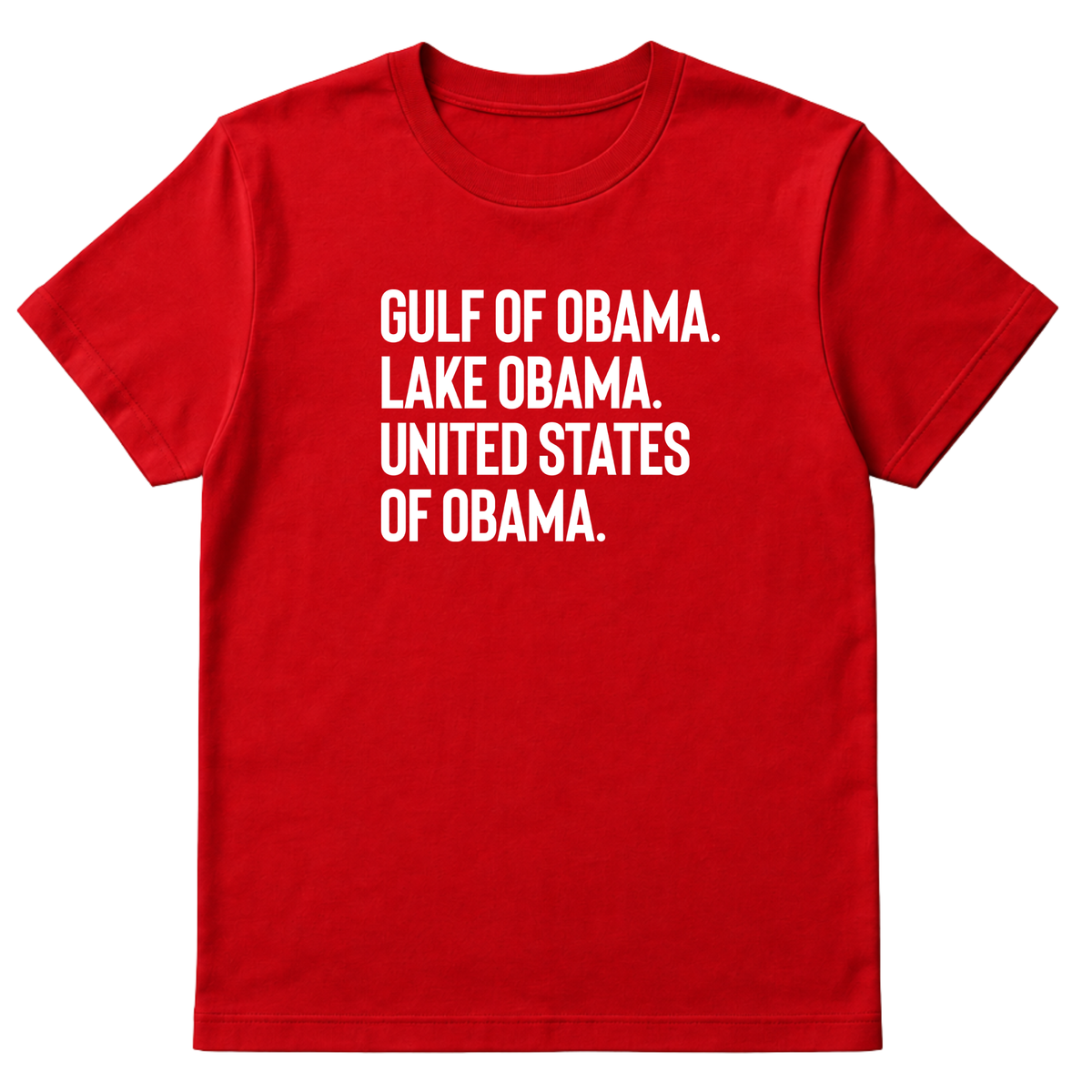 Gulf of Obama. Lake Obama. The United States of Obama Unisex Tee-T-Shirt-The Original God Ain't Petty But I Am