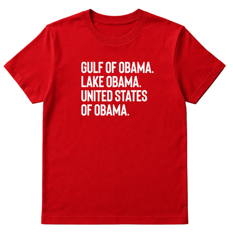 Gulf of Obama. Lake Obama. The United States of Obama Unisex Tee-T-Shirt-The Original God Ain't Petty But I Am