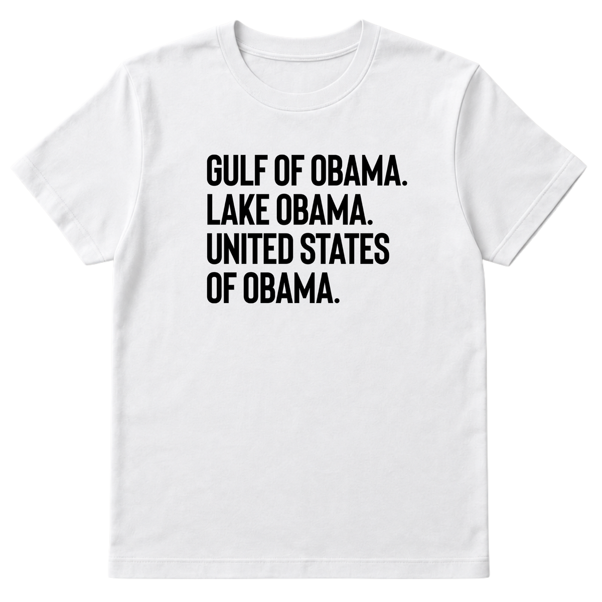 Gulf of Obama. Lake Obama. The United States of Obama Unisex Tee-T-Shirt-The Original God Ain't Petty But I Am