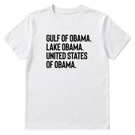 Gulf of Obama. Lake Obama. The United States of Obama Unisex Tee-T-Shirt-The Original God Ain't Petty But I Am