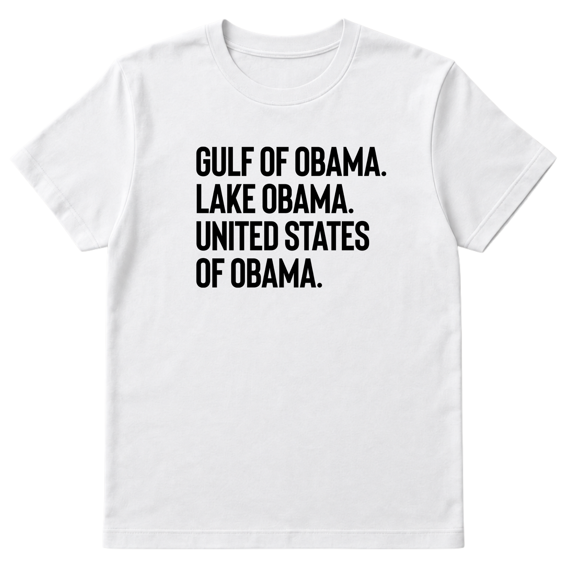 Gulf of Obama. Lake Obama. The United States of Obama Unisex Tee-T-Shirt-The Original God Ain't Petty But I Am