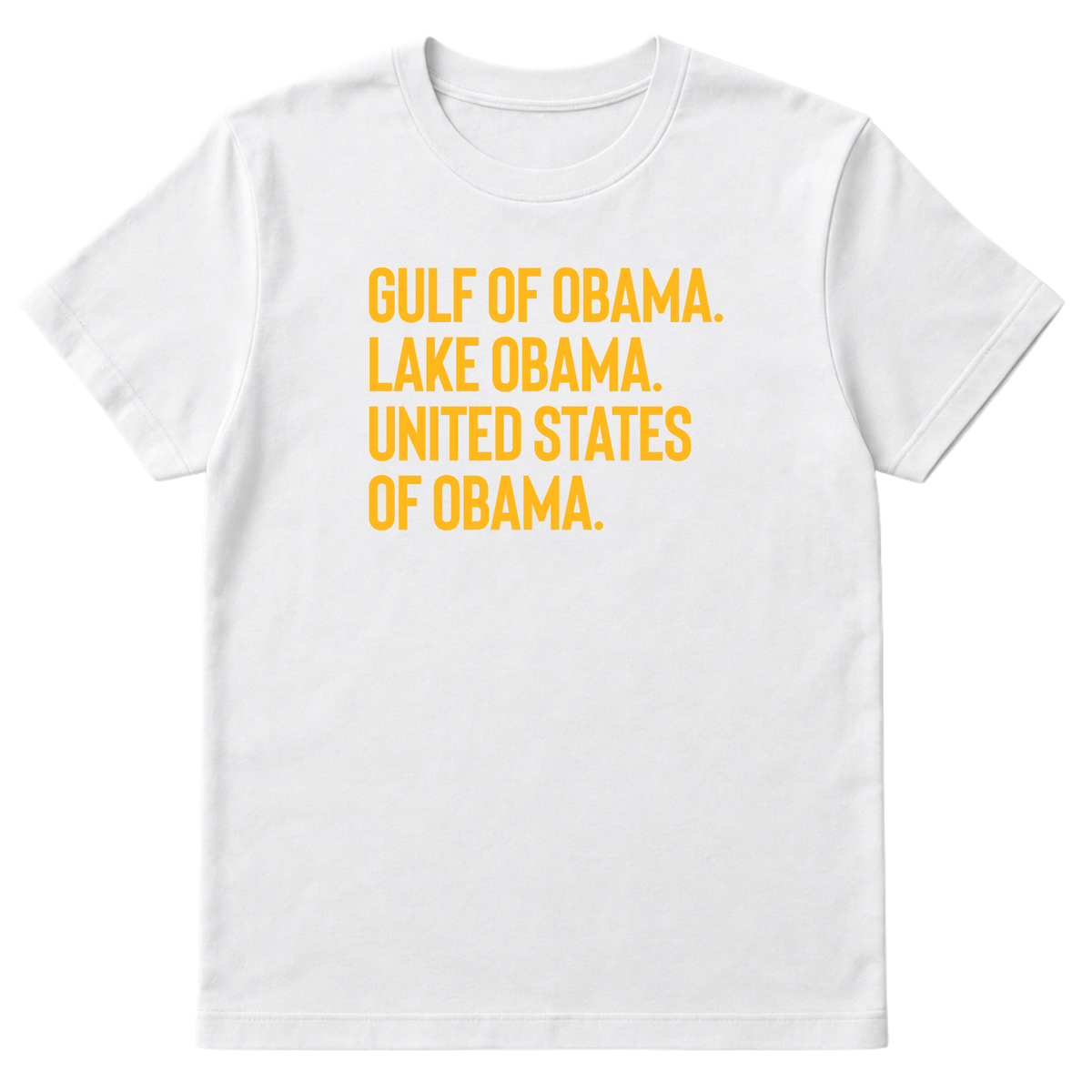 Gulf of Obama. Lake Obama. The United States of Obama Unisex Tee-T-Shirt-The Original God Ain't Petty But I Am