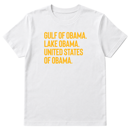 Gulf of Obama. Lake Obama. The United States of Obama Unisex Tee-T-Shirt-The Original God Ain't Petty But I Am