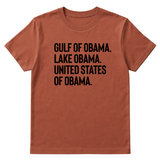 Gulf of Obama. Lake Obama. The United States of Obama Unisex Tee-T-Shirt-The Original God Ain't Petty But I Am