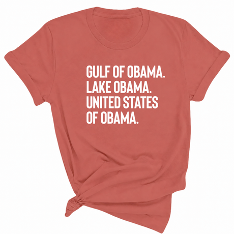 Gulf of Obama. Lake Obama. The United States of Obama Unisex Tee-T-Shirt-The Original God Ain't Petty But I Am