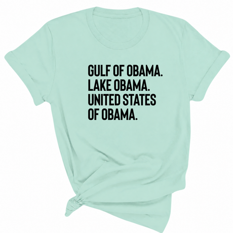 Gulf of Obama. Lake Obama. The United States of Obama Unisex Tee-T-Shirt-The Original God Ain't Petty But I Am
