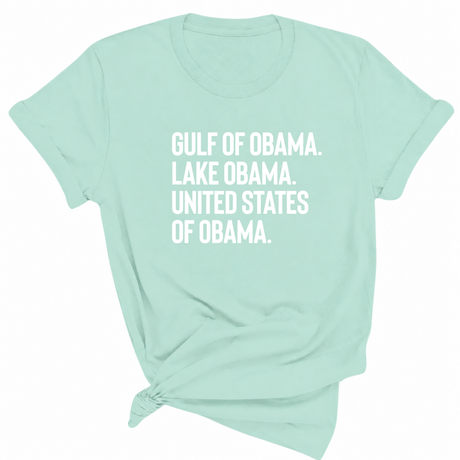 Gulf of Obama. Lake Obama. The United States of Obama Unisex Tee-T-Shirt-The Original God Ain't Petty But I Am