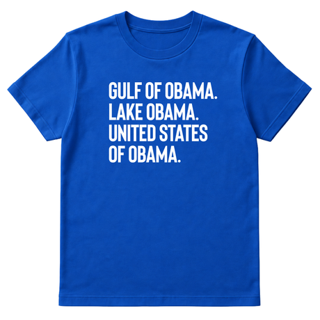 Gulf of Obama. Lake Obama. The United States of Obama Unisex Tee-T-Shirt-The Original God Ain't Petty But I Am