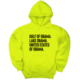 *HOODIE* Gulf of Obama. Lake Obama. The United States of Obama Unisex Hoodie