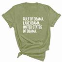 Gulf of Obama. Lake Obama. The United States of Obama Unisex Tee