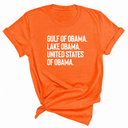 Gulf of Obama. Lake Obama. The United States of Obama Unisex Tee