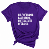Gulf of Obama. Lake Obama. The United States of Obama Unisex Tee