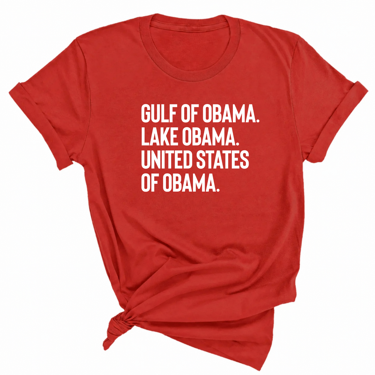 Gulf of Obama. Lake Obama. The United States of Obama Unisex Tee