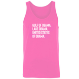 Gulf of Obama. Lake Obama. The United States of Obama Unisex Tank Top