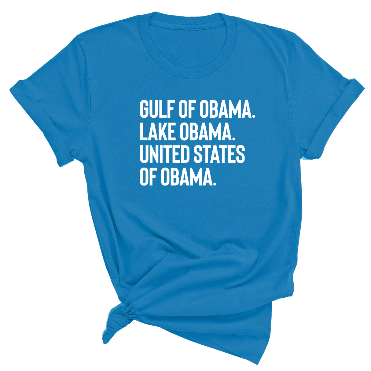 Gulf of Obama. Lake Obama. The United States of Obama Unisex Tee