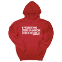 *HOODIE* A President Who Offers Up American Cities Is the Threat Unisex Hoodie-Hoodie-The Original God Ain't Petty But I Am