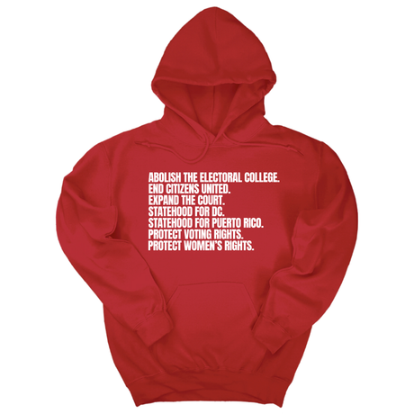 *HOODIE* Abolish The Electoral College Unisex Hoodie-Hoodie-The Original God Ain't Petty But I Am