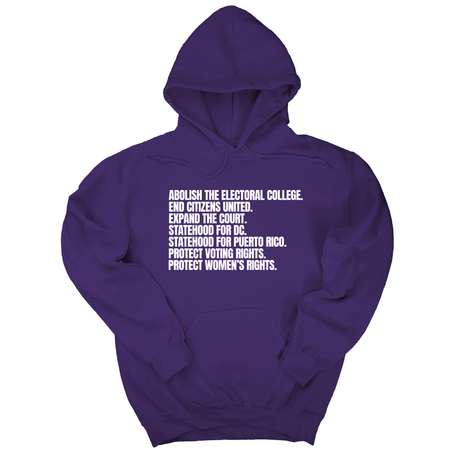 *HOODIE* Abolish The Electoral College Unisex Hoodie-Hoodie-The Original God Ain't Petty But I Am
