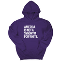 *HOODIE* America Is Not a Synonym for White Unisex Hoodie-Hoodie-The Original God Ain't Petty But I Am
