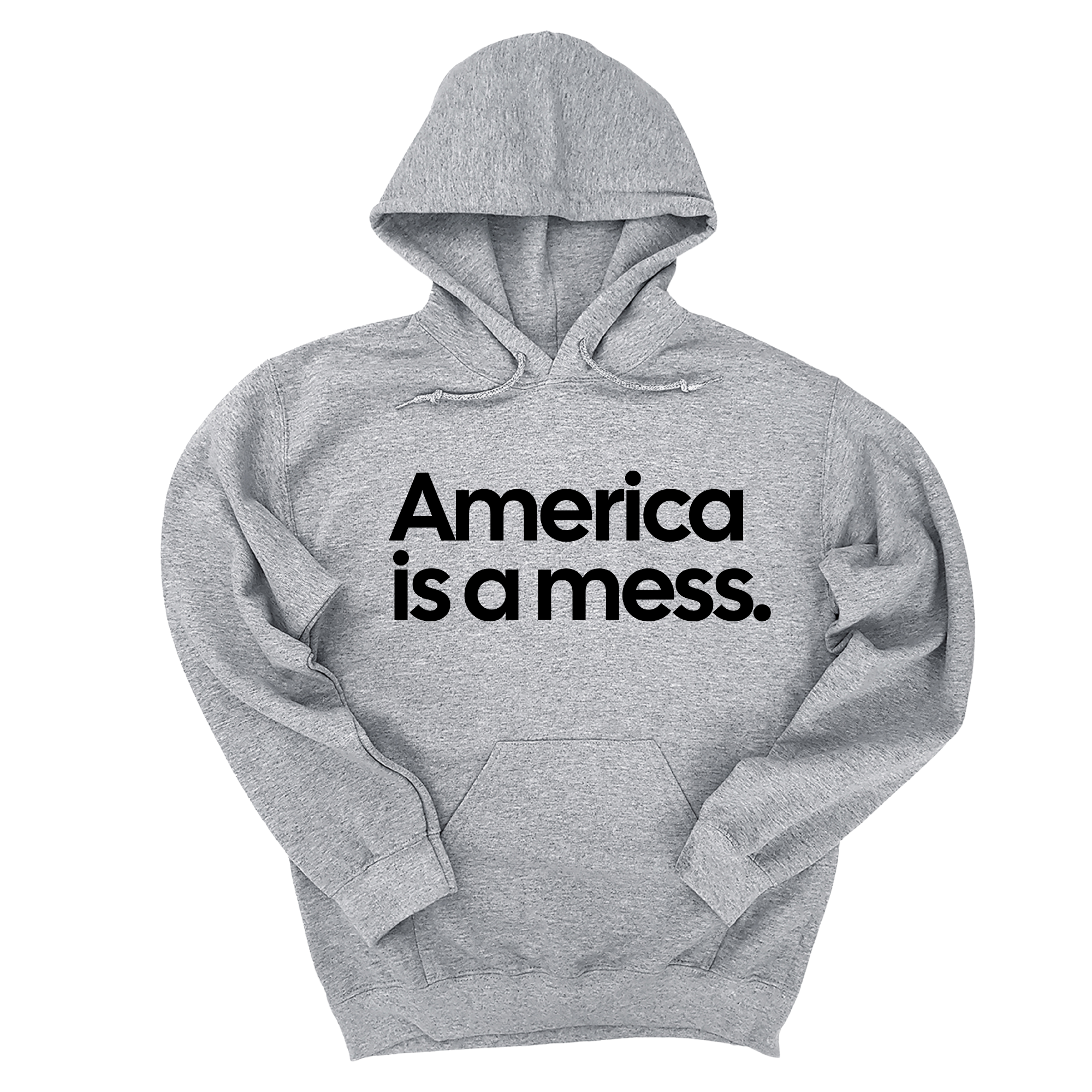 *HOODIE* America Is a Mess Unisex Hoodie-Hoodie-The Original God Ain't Petty But I Am