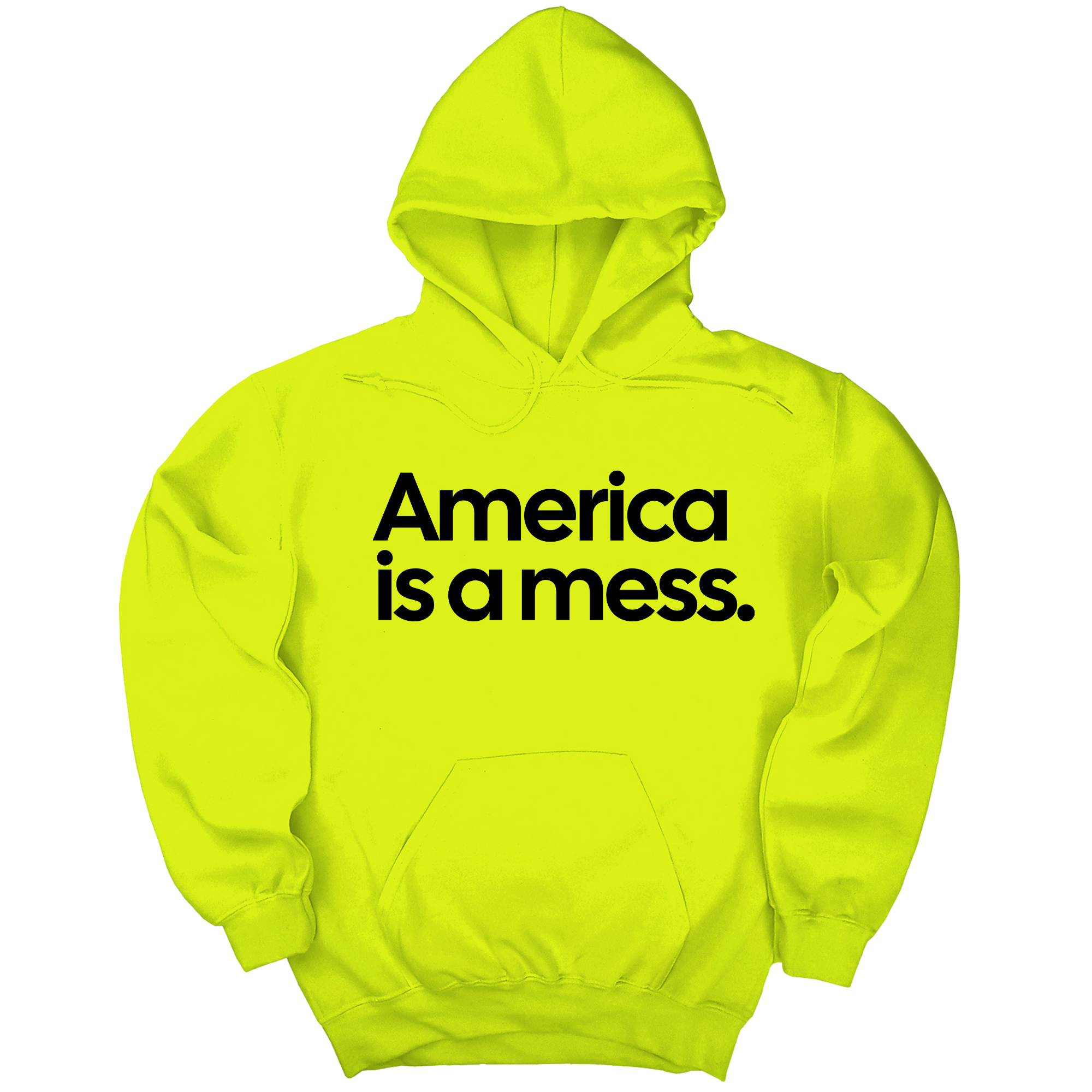 *HOODIE* America Is a Mess Unisex Hoodie-Hoodie-The Original God Ain't Petty But I Am