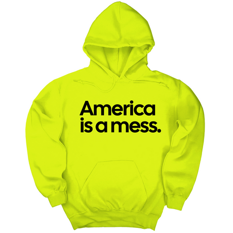 *HOODIE* America Is a Mess Unisex Hoodie-Hoodie-The Original God Ain't Petty But I Am