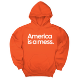 *HOODIE* America Is a Mess Unisex Hoodie-Hoodie-The Original God Ain't Petty But I Am