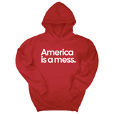 *HOODIE* America Is a Mess Unisex Hoodie-Hoodie-The Original God Ain't Petty But I Am