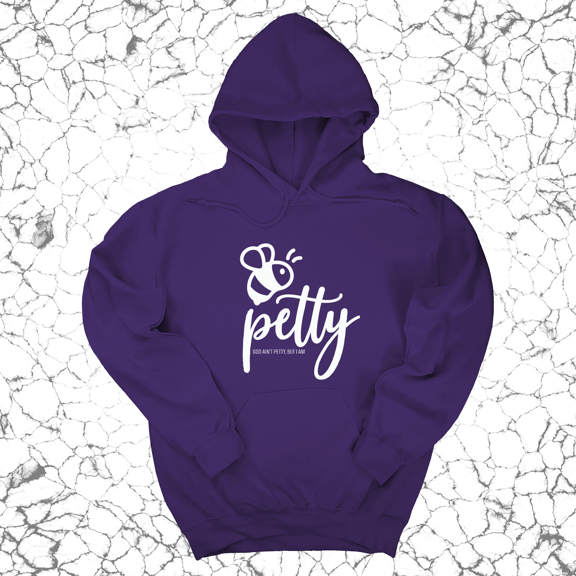 *HOODIE* Bee Petty Unisex Hoodie-Hoodie-The Original God Ain't Petty But I Am