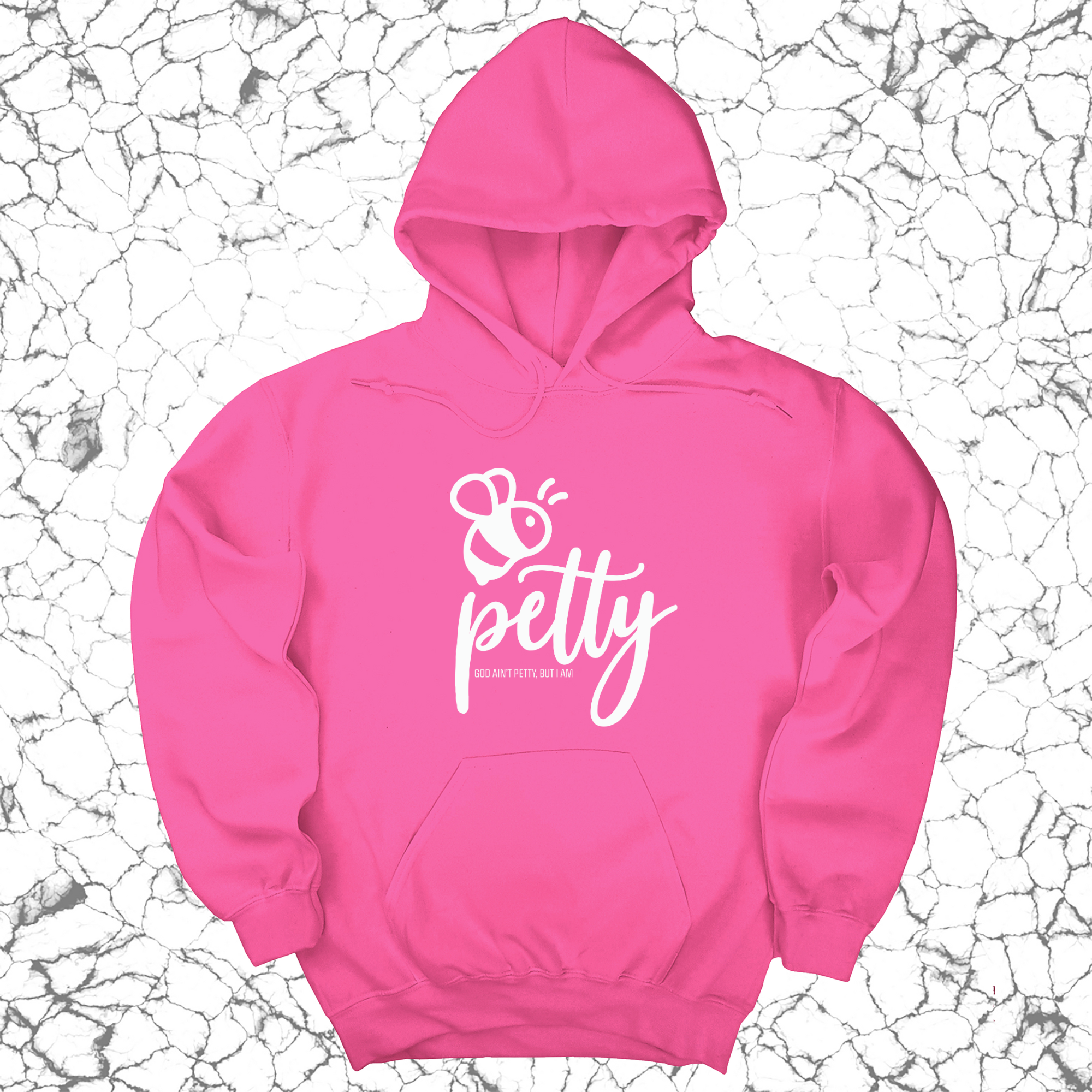 *HOODIE* Bee Petty Unisex Hoodie-Hoodie-The Original God Ain't Petty But I Am