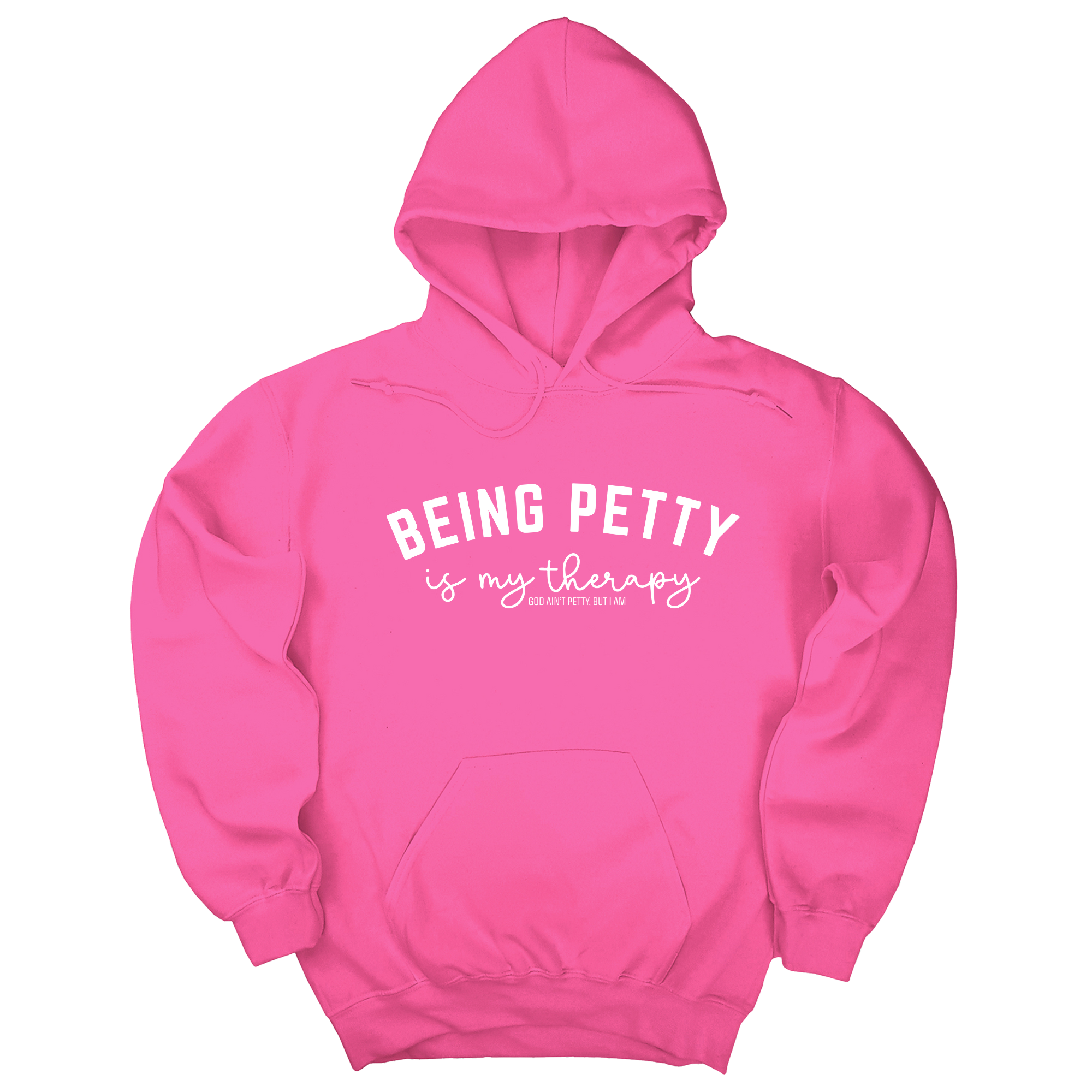 *HOODIE* Being Petty is my therapy Unisex Hoodie-Hoodie-The Original God Ain't Petty But I Am