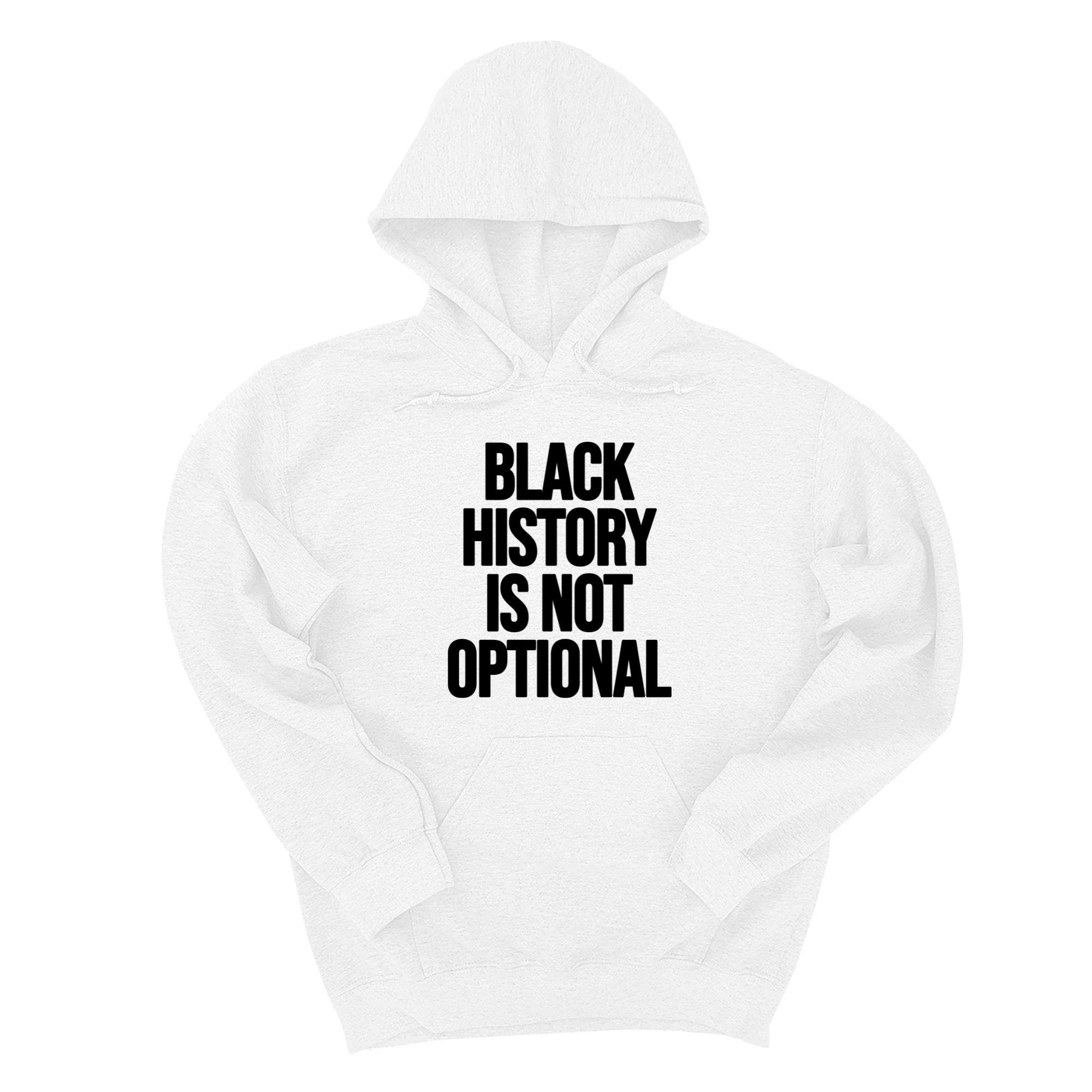 *HOODIE* Black History is Not Optional Unisex Hoodie-Hoodie-The Original God Ain't Petty But I Am