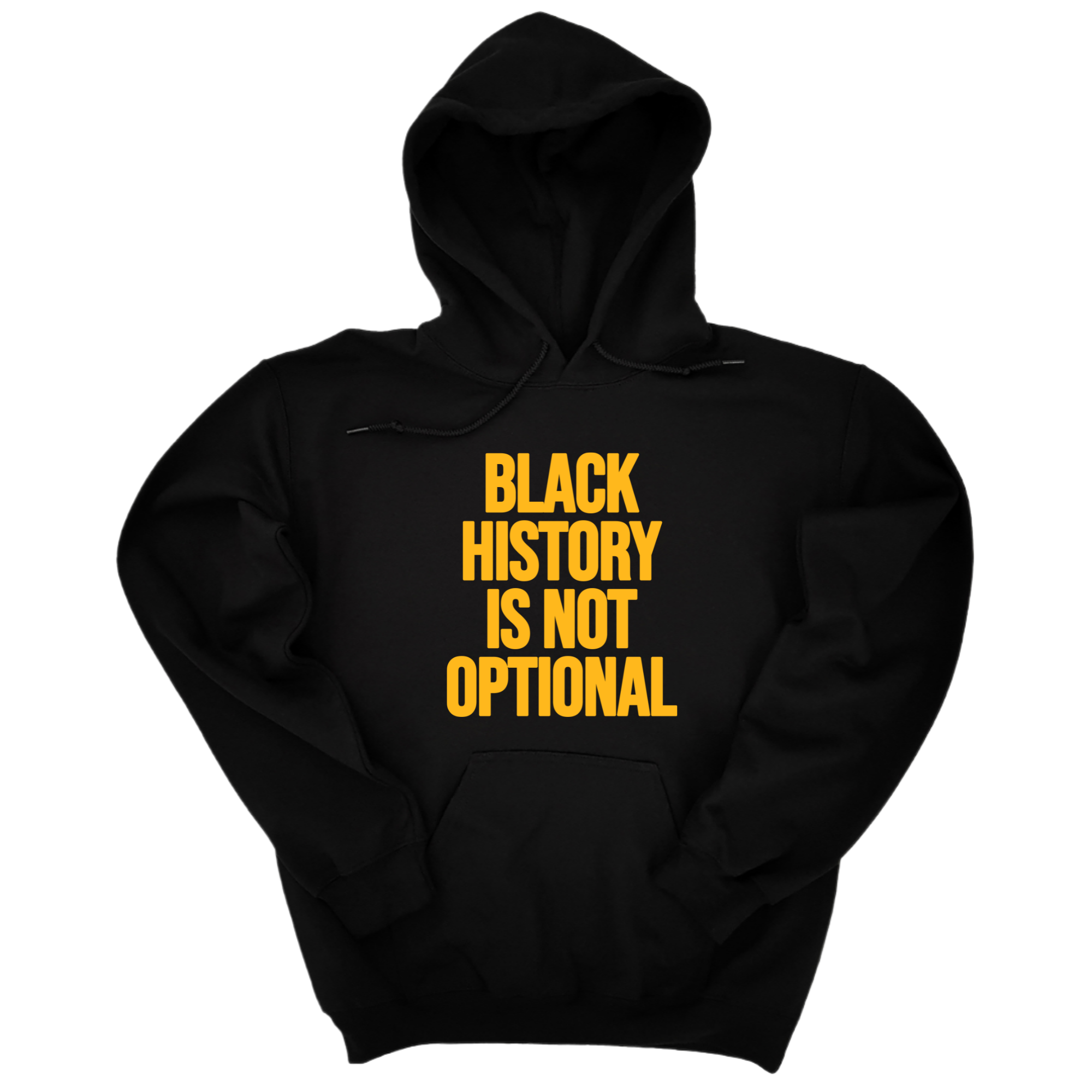 *HOODIE* Black History is Not Optional Unisex Hoodie-Hoodie-The Original God Ain't Petty But I Am