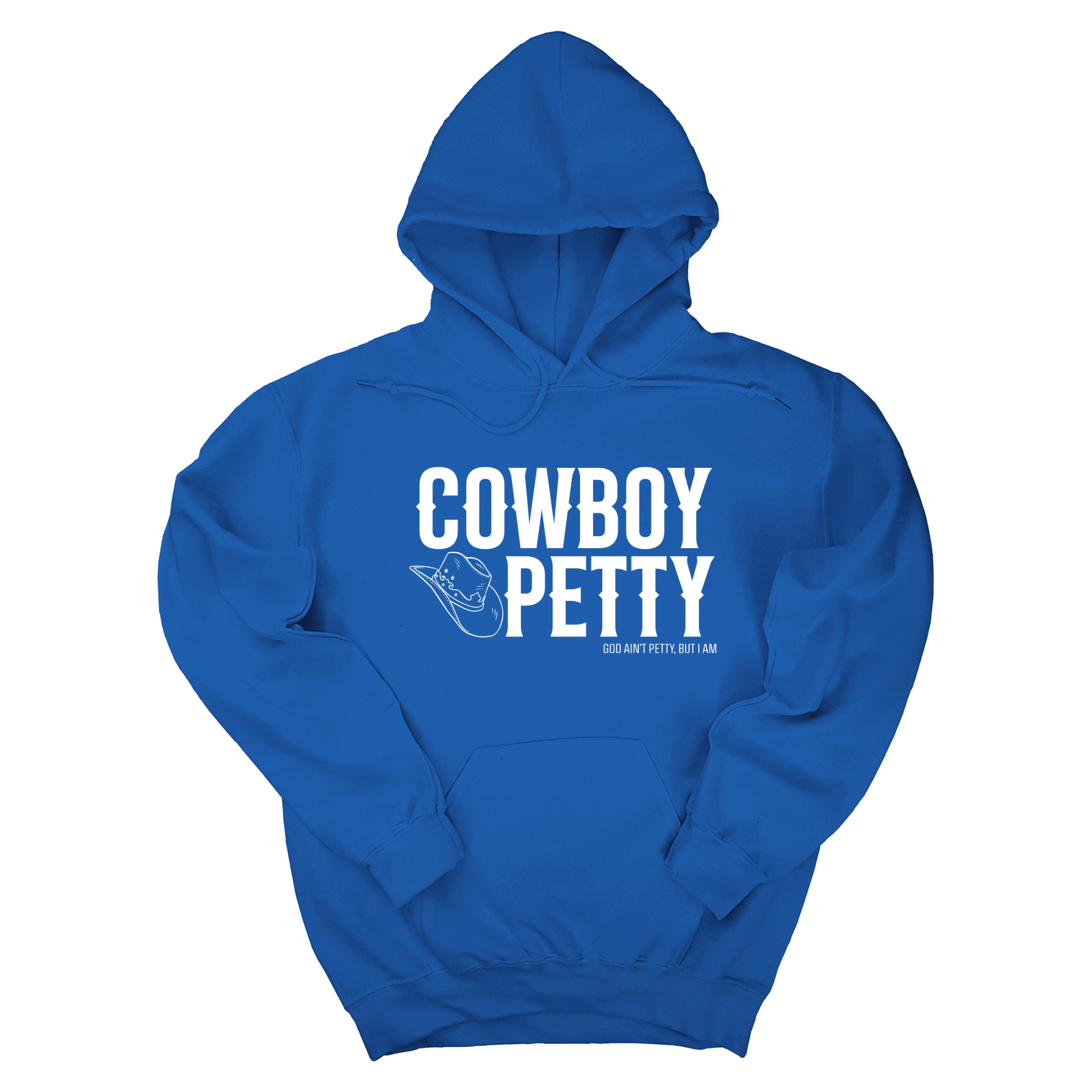 *HOODIE* Cowboy Petty Unisex Hoodie-Hoodie-The Original God Ain't Petty But I Am