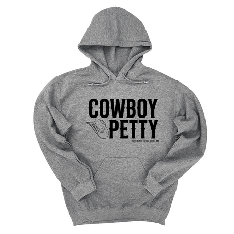 *HOODIE* Cowboy Petty Unisex Hoodie-Hoodie-The Original God Ain't Petty But I Am