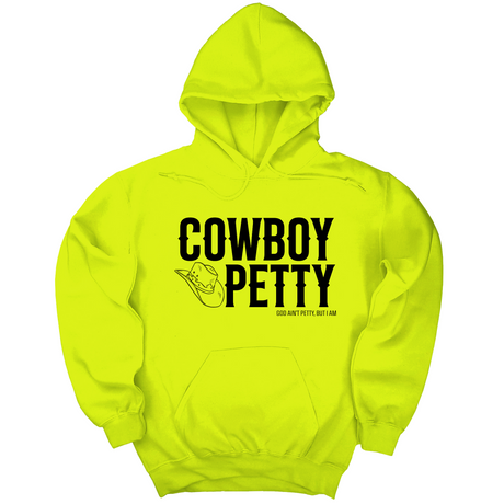 *HOODIE* Cowboy Petty Unisex Hoodie-Hoodie-The Original God Ain't Petty But I Am