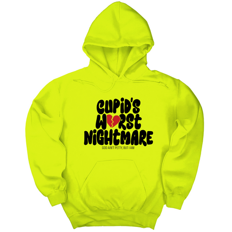 *HOODIE* Cupid's Worst Nightmare Unisex Hoodie-Hoodie-The Original God Ain't Petty But I Am
