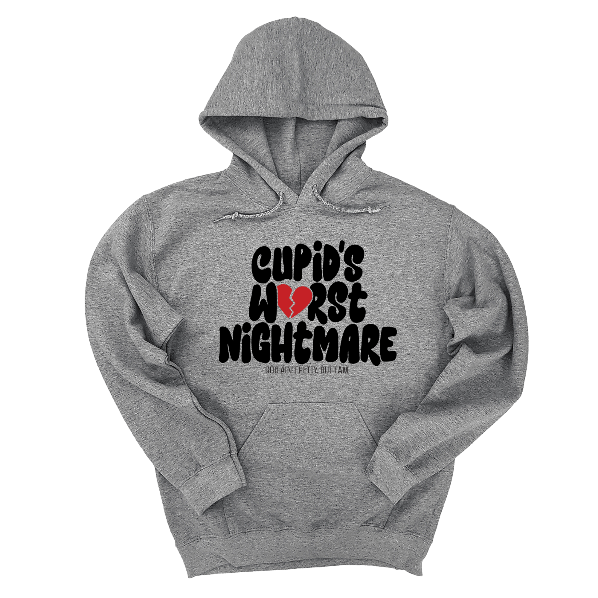 *HOODIE* Cupid's Worst Nightmare Unisex Hoodie-Hoodie-The Original God Ain't Petty But I Am