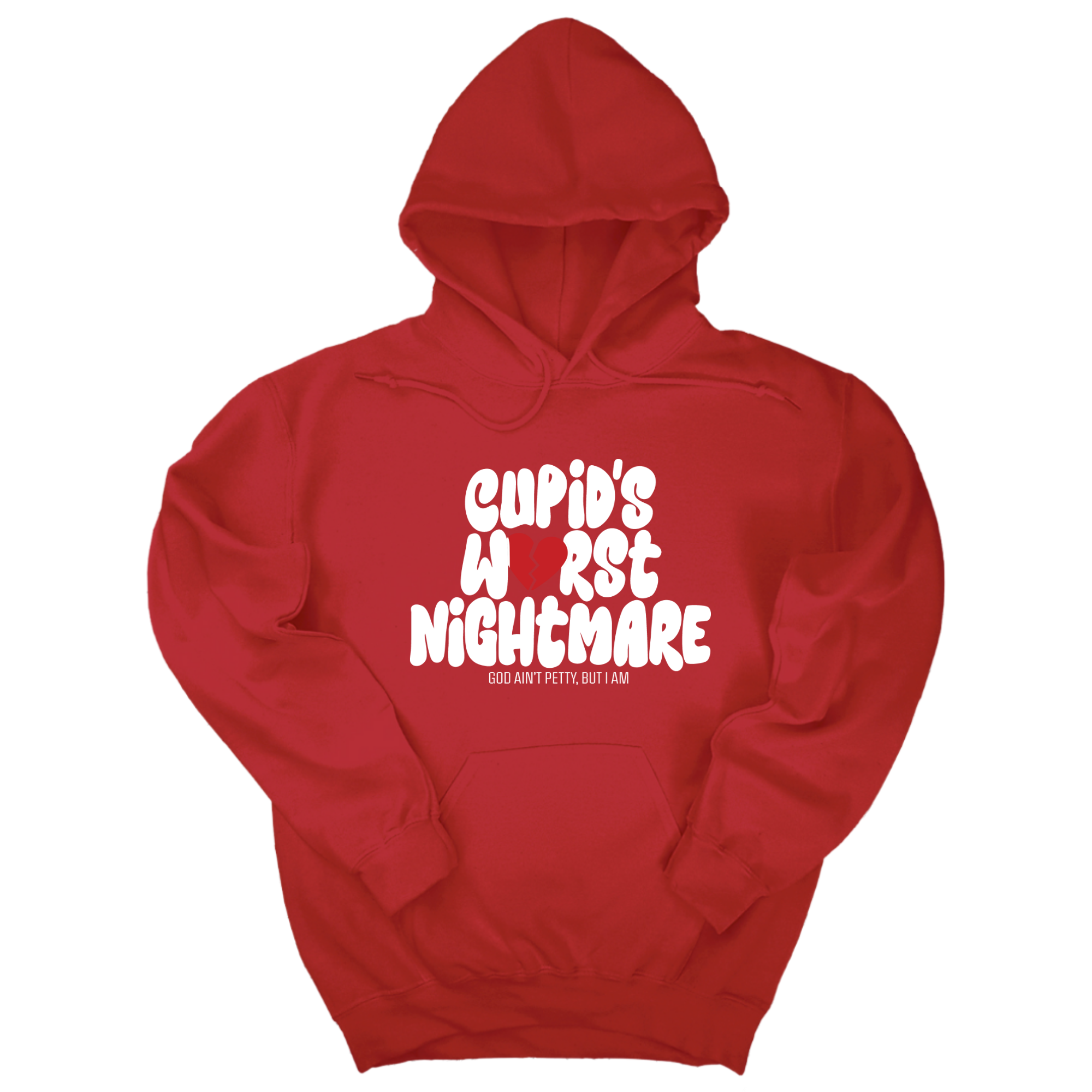 *HOODIE* Cupid's Worst Nightmare Unisex Hoodie-Hoodie-The Original God Ain't Petty But I Am