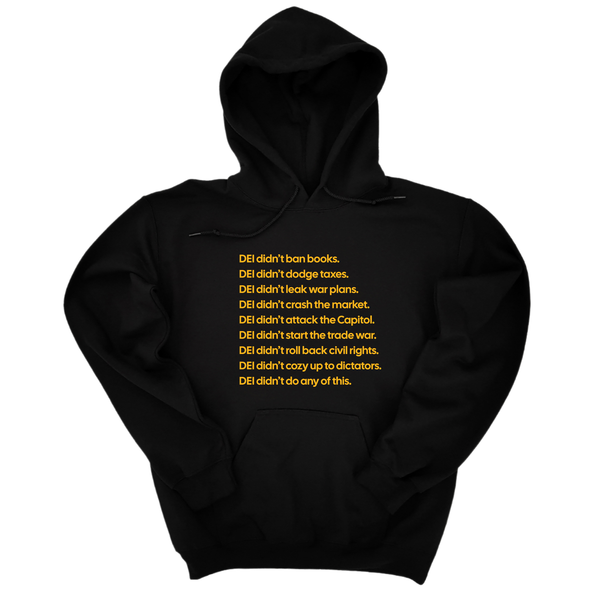 *HOODIE* DEI Didn’t Do Any of This Unisex Hoodie-Hoodie-The Original God Ain't Petty But I Am