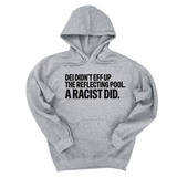 *HOODIE* DEI didn't eff up the reflecting pool. A RACIST DID Unisex Hoodie-Hoodie-The Original God Ain't Petty But I Am