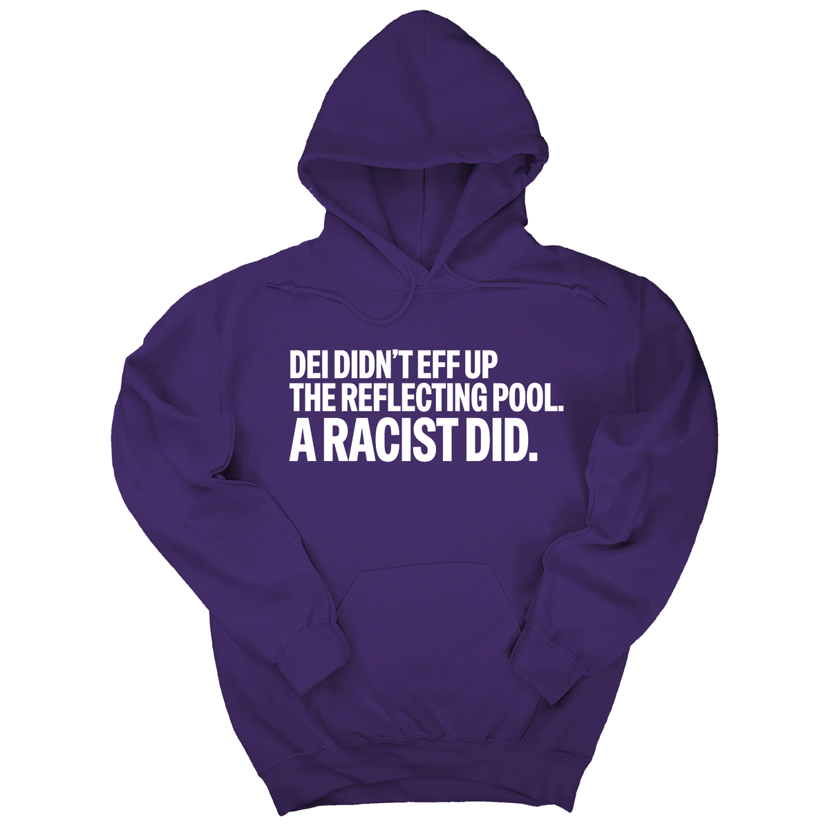 *HOODIE* DEI didn't eff up the reflecting pool. A RACIST DID Unisex Hoodie-Hoodie-The Original God Ain't Petty But I Am