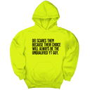 *HOODIE* DEI scares them because their choice will always be the unqualified YT guy Unisex Hoodie-Hoodie-The Original God Ain't Petty But I Am