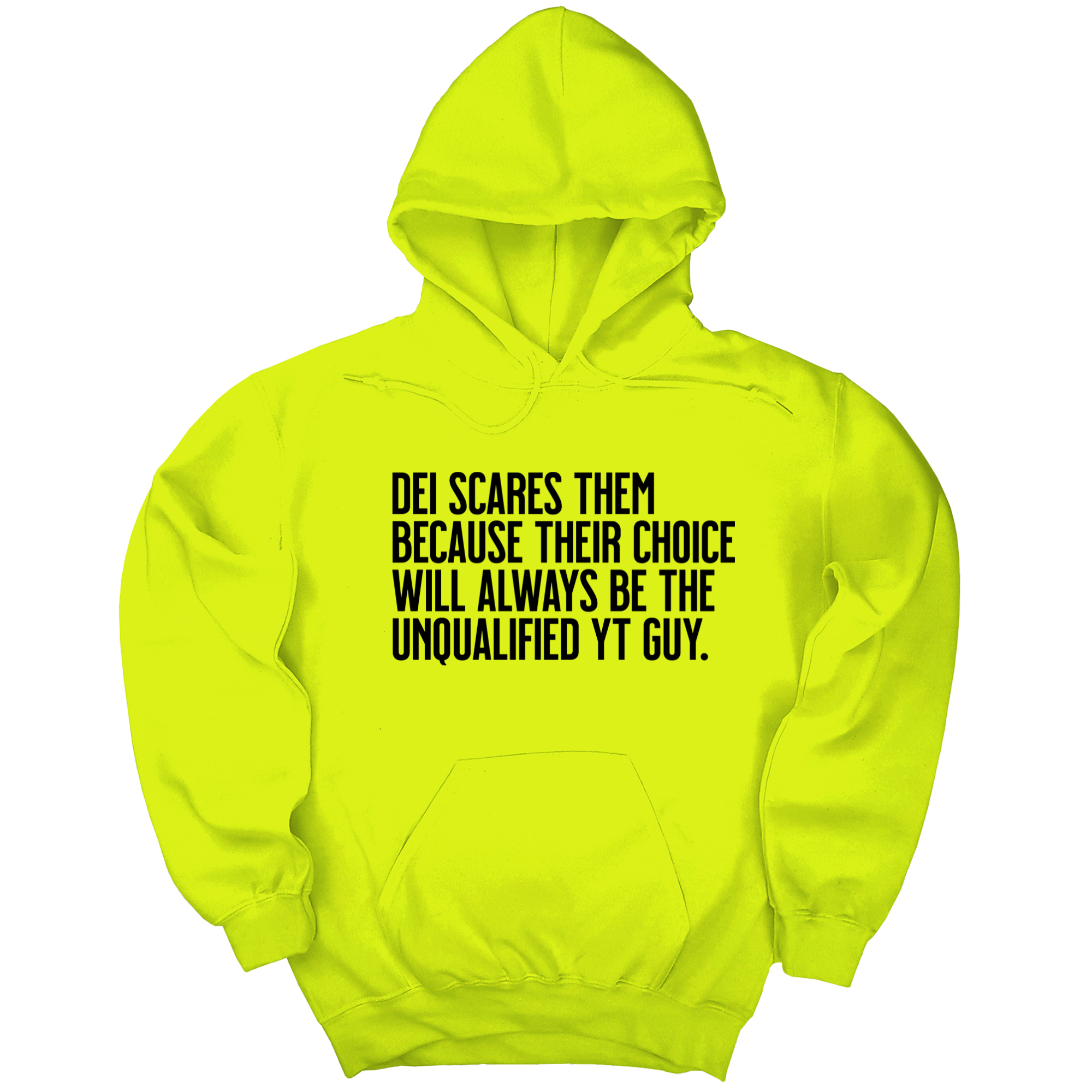 *HOODIE* DEI scares them because their choice will always be the unqualified YT guy Unisex Hoodie-Hoodie-The Original God Ain't Petty But I Am