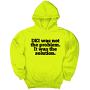 *HOODIE* DEI was not the problem. It was the solution Unisex Hoodie-Hoodie-The Original God Ain't Petty But I Am