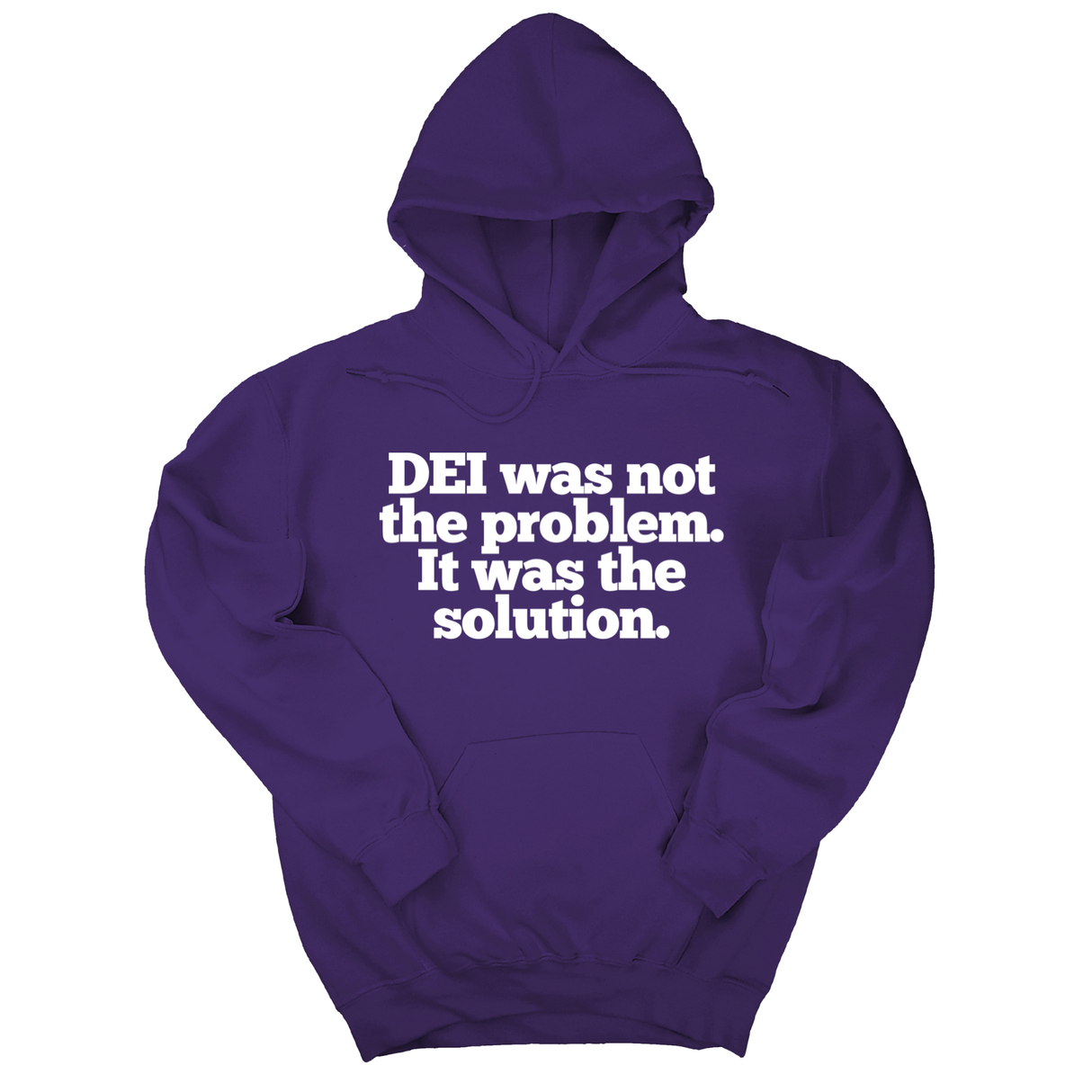 *HOODIE* DEI was not the problem. It was the solution Unisex Hoodie-Hoodie-The Original God Ain't Petty But I Am